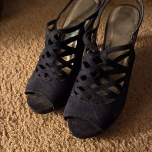 Elegant Navy Women's Heels